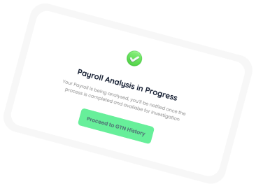 Payroll analysis in progress